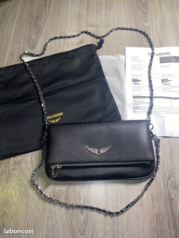 Black Voltaire Rock Nano Zadig Et Voltaire Sac Etoile Pochette