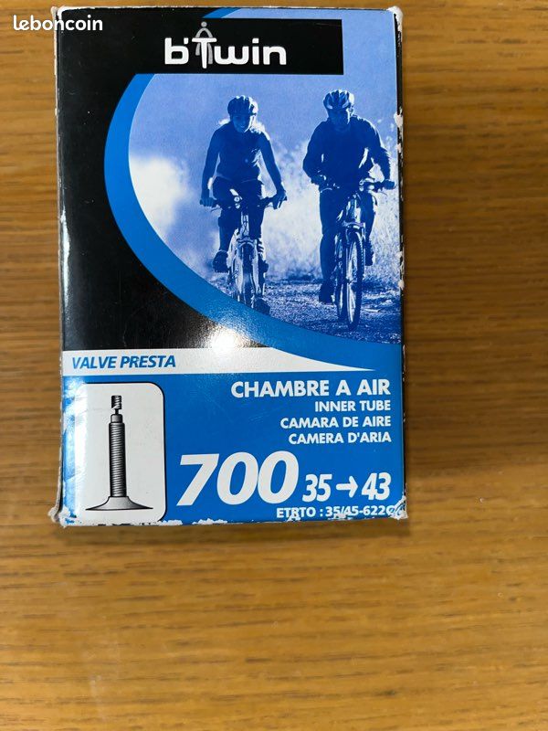 Decathlon Chambre A Air 700 38c Btwin Chambre Ã Air 700x23c