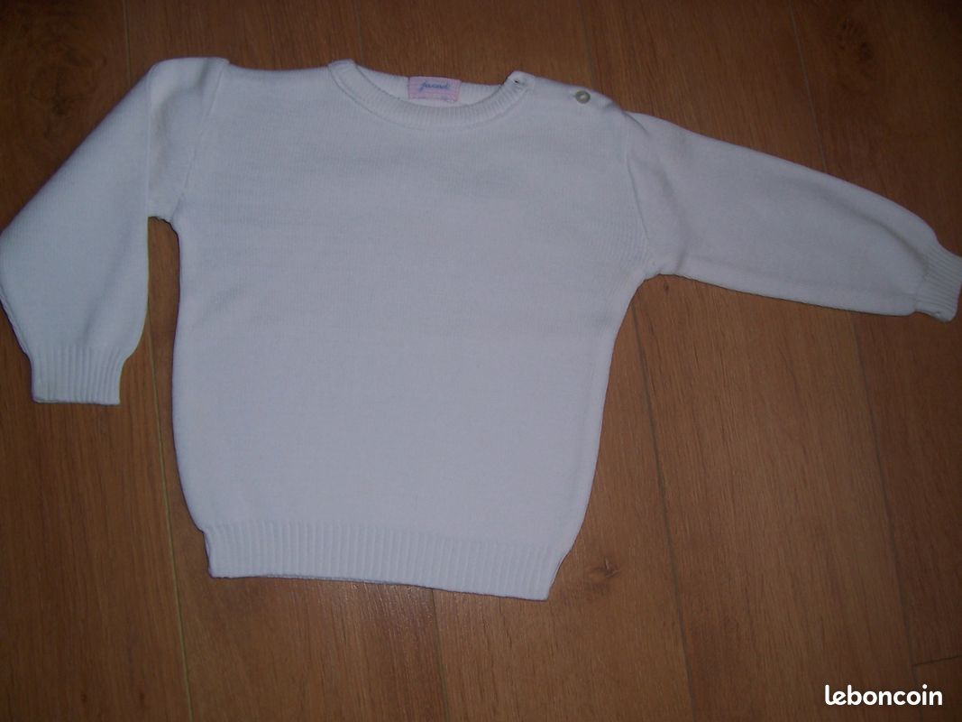 Pull fille Jacadi 6 mois - 1,50 (image 1)