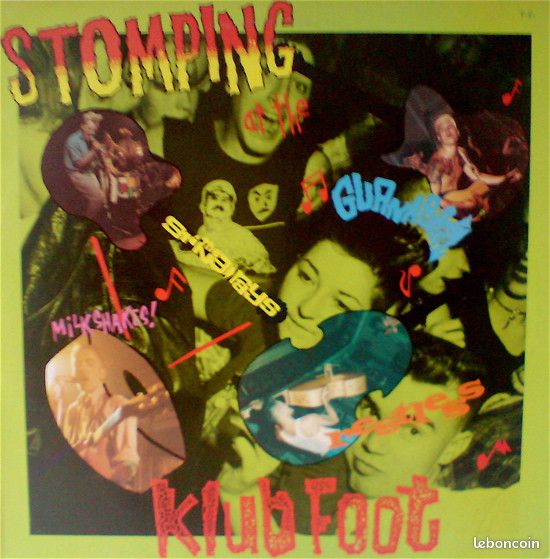 Stomping klub foot vinyle 84 rockabilly psychobilly guanabatz restless sting rays milkshakes (image 1)