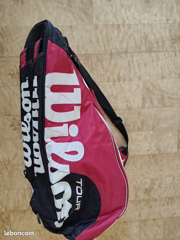 Grand Sac De Sport Vintage Wilson Tour (rouge/blanc/noir) – Baseball