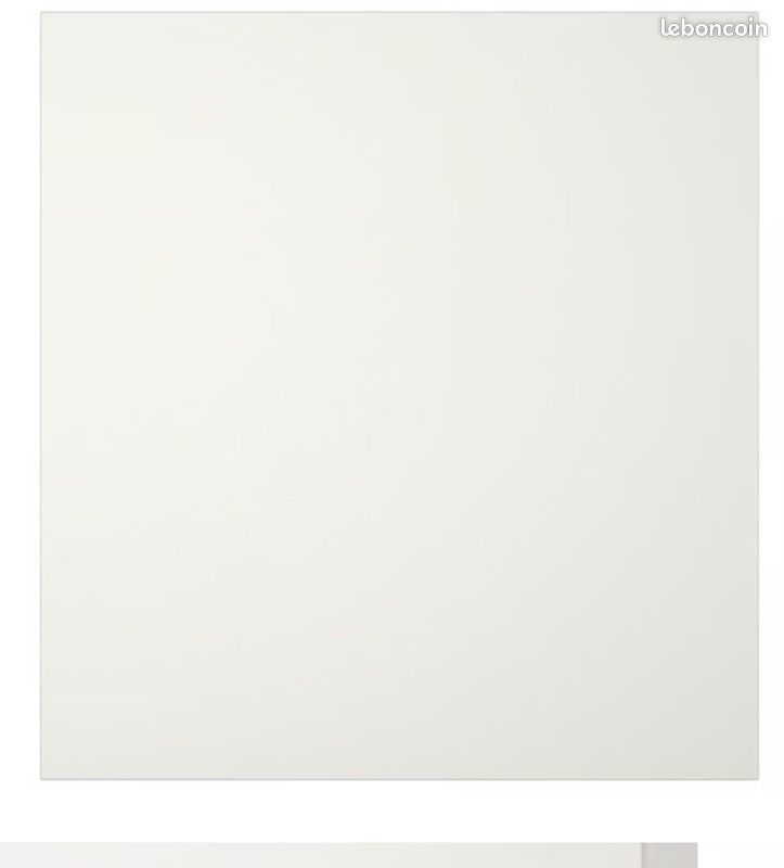 LAPPVIKEN Porte, blanc, 60x64 cm avec charnières (image 1)