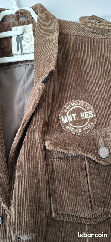 Veste homme vert kaki 46/48 (image 4)