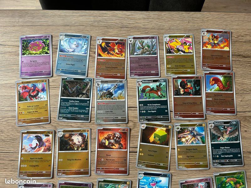 Lot de cartes reverses Pokémon (image 2)