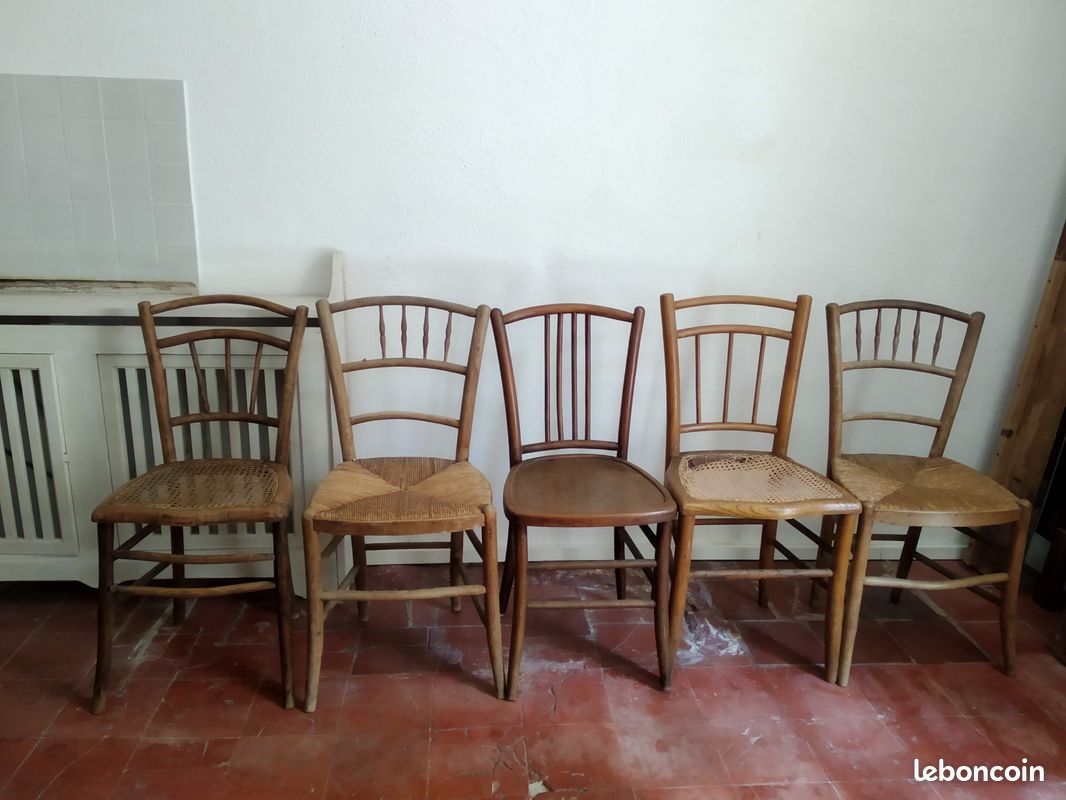 Chaise bistrot Baumann * début XXieme (image 11)