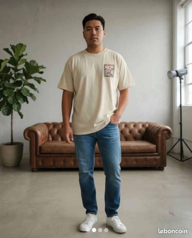 T-shirt mixte beige - Algéria "Off the system (image 2)