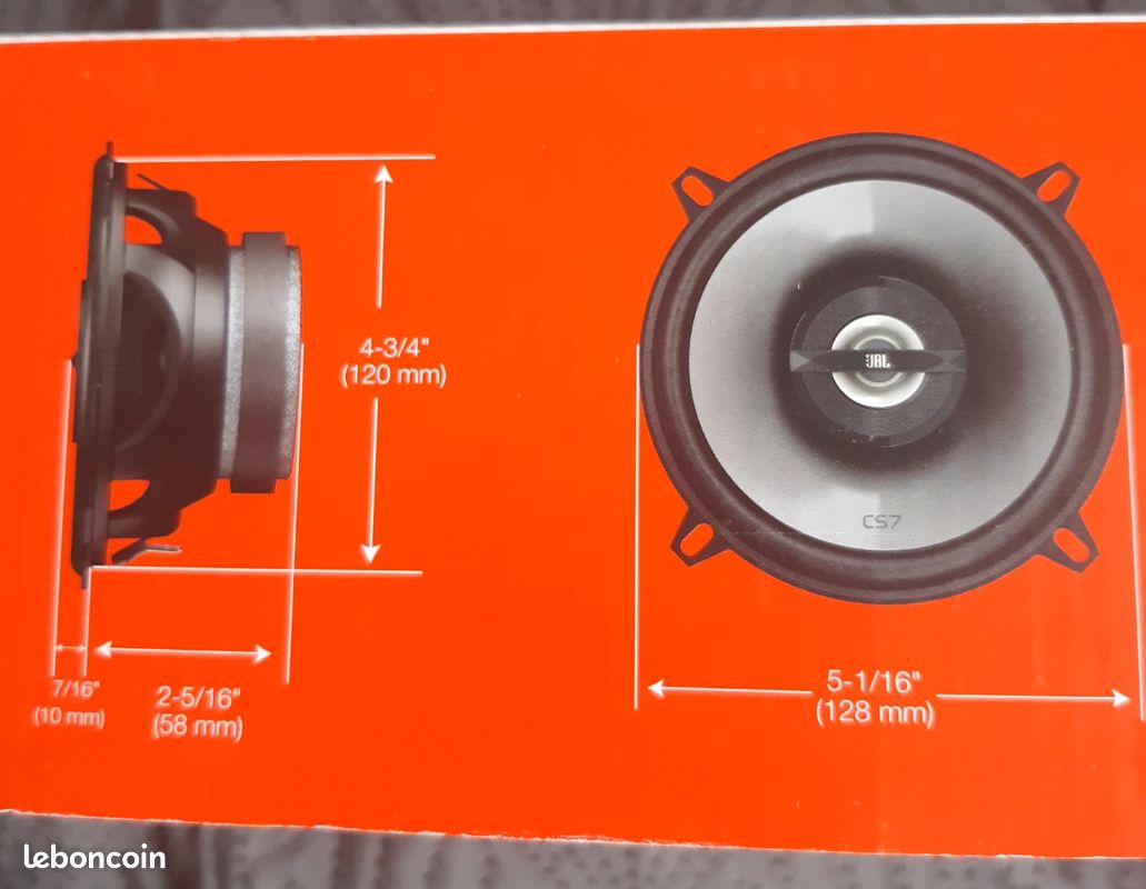 Haut Parleur Automobile JBL CS752 (image 3)