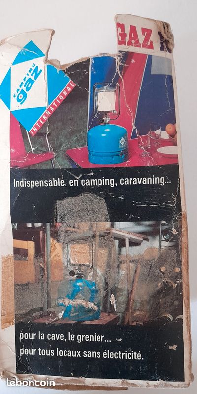 Kit de camping avec réchaud et lampe à gaz