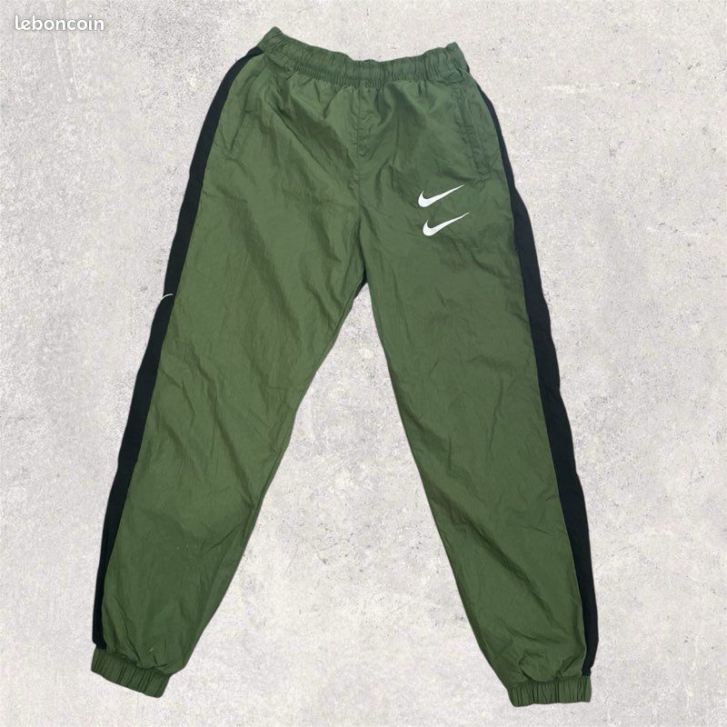 Pantalon survêtement imperméable- Nike Vert Kaki Taille S