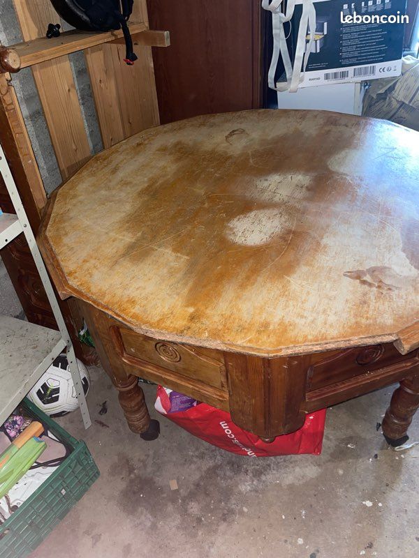 3 sommiers en bois et une table 150 (image 6)