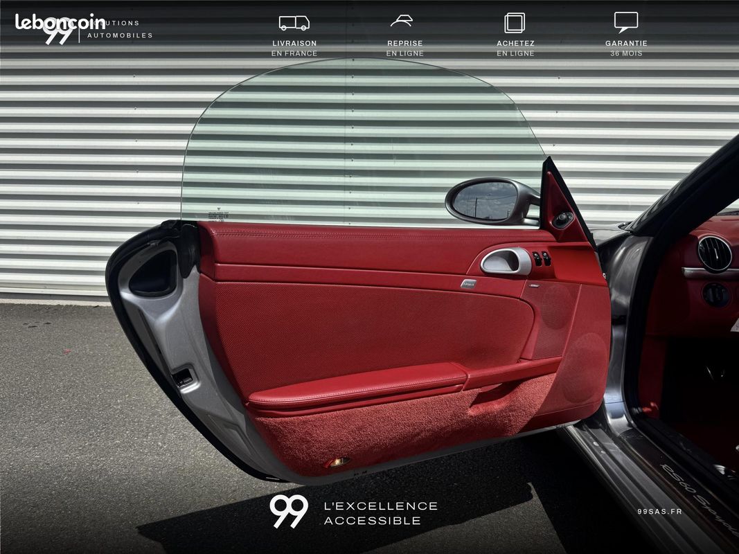 Porsche boxster porsche rs 60 spyder 3.4l 303ch bose echappement sport pcm livraison reprise (image 18)
