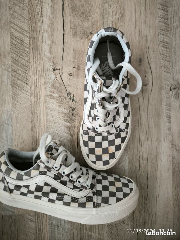 Vans Baskets Vans Old Skool A Carreau Chaussure Vans Old Skool