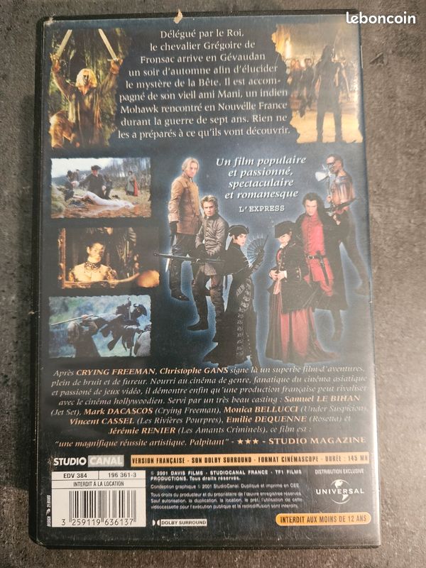 🎬 Lot 9 VHS Science-Fiction Culte – Matrix, eXistenZ, Planète des Singes, X-Files (image 19)