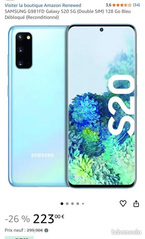 Samsung galaxy s20 5g (image 3)