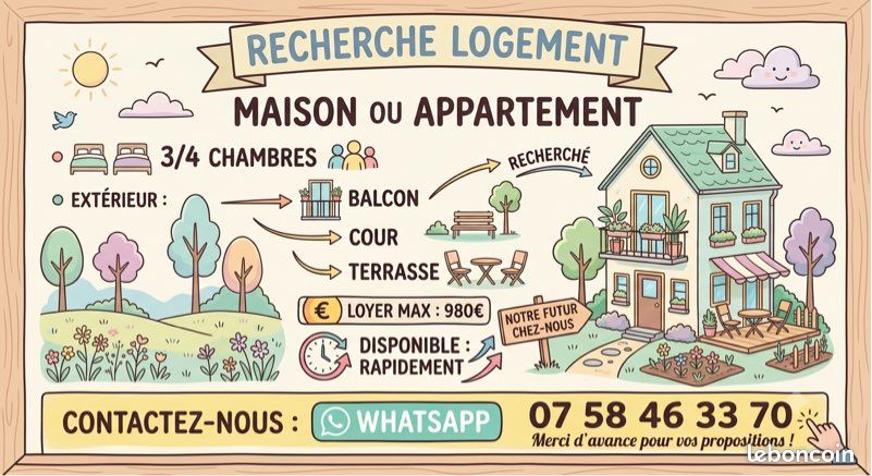Appartement 4 pièces 70 m² · à Le Havre · 70 m² · 980 €