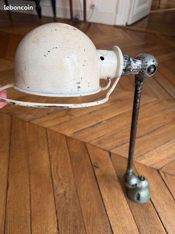 Belle lampe d atelier ou d’usine vintage jielde (image 7)