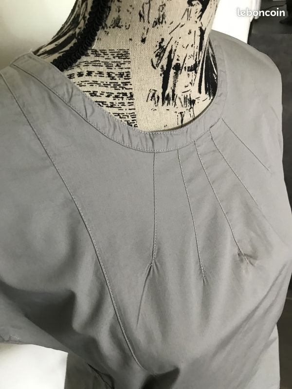 Chemisier gris sans manches - Kiabi Woman - T.38 (image 4)