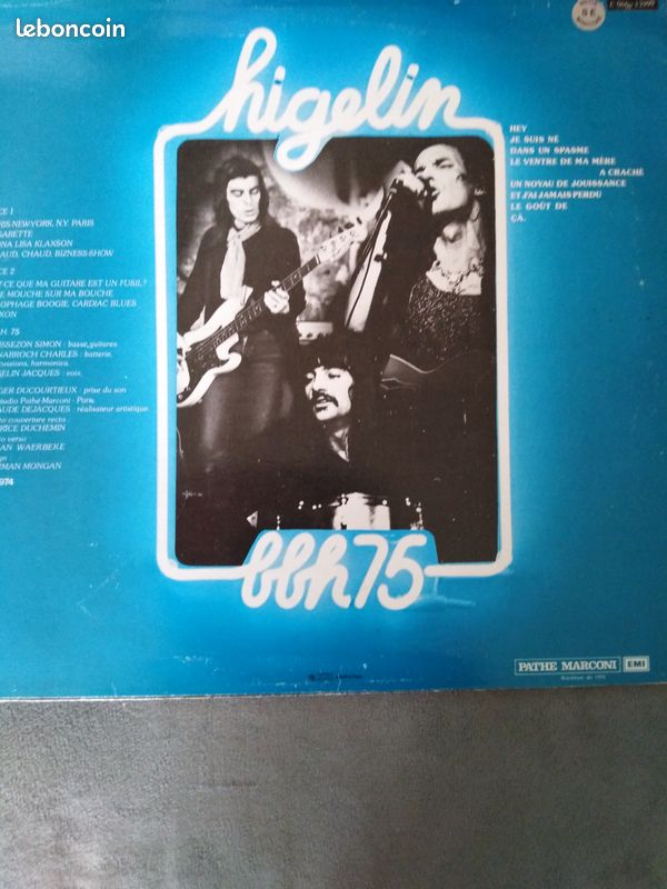 Vinyle Jacques Hygelin - bbh75 (image 2)