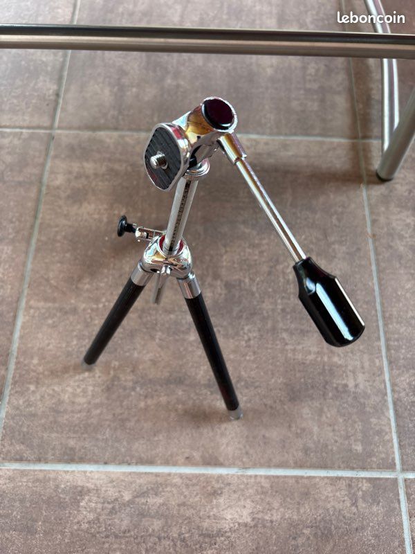 Pied trepied telescopique appareil photo ancien - Collection