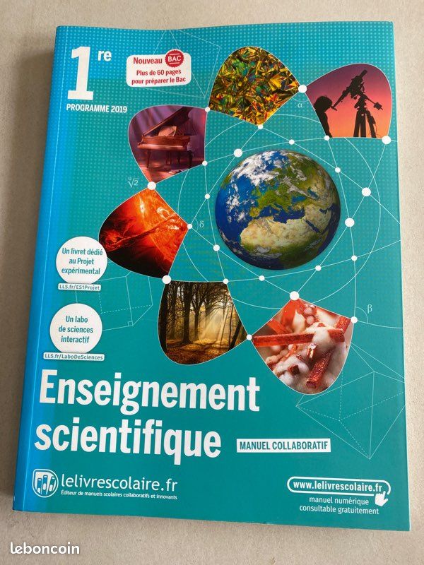 Manuel enseignement scientifique 1ère (image 1)