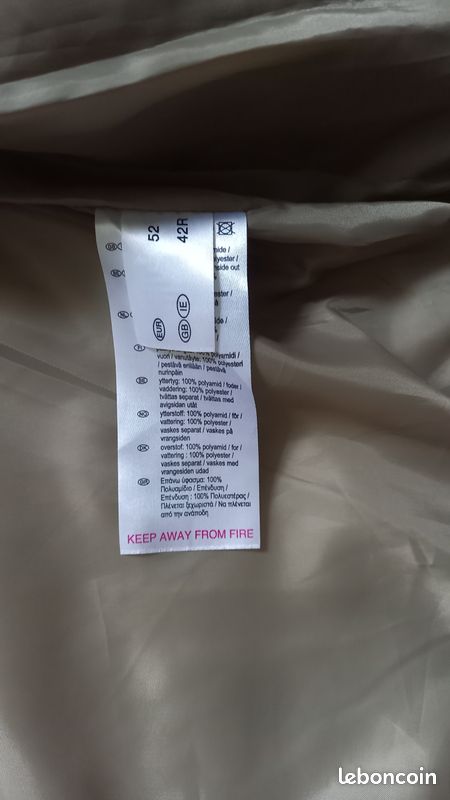 BLOUSON SANS MANCHE MEN'S CLASSIC Neuf Taille 52 (image 7)