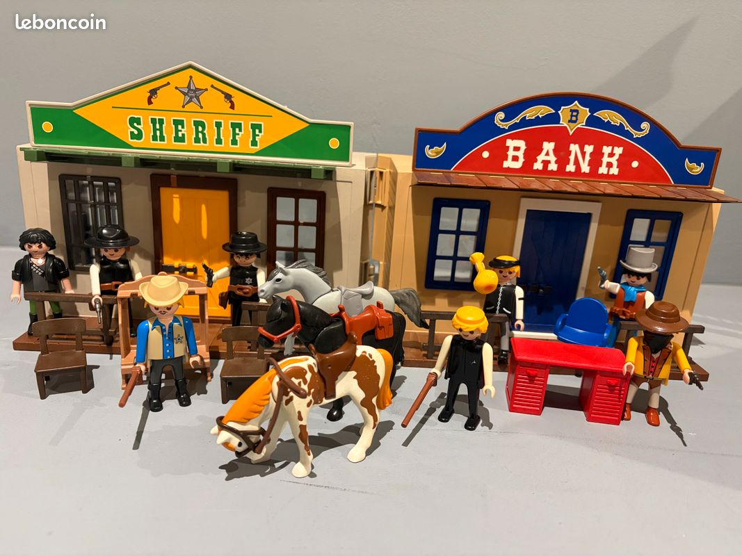 Coiffe Indienne Playmobil Western Vintage - Occasion - Thème Cowboy/Indien