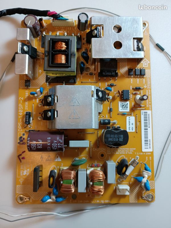Carte D'alimentation Pour TV Sharp LC-55CFE6242E - Occasion Fonctionnelle