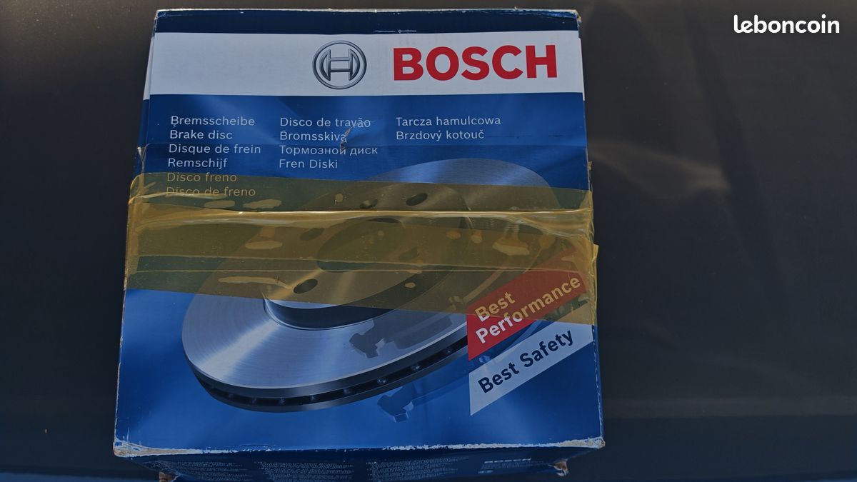 Paire de disques de freins ar bosch ref 0 986 478 342 neufs (image 1)