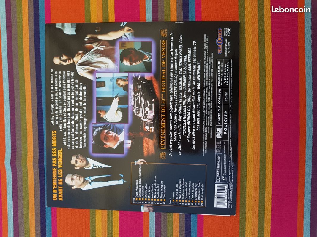 Laser disc Nos funérailles en tbe (image 2)