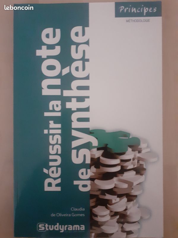 "Réussir la note de synthèse" Studyrama (image 1)