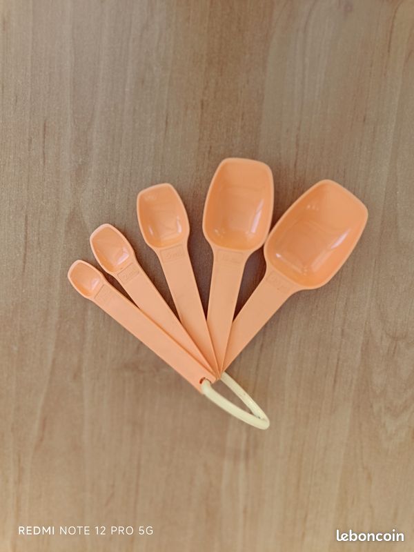 Cuillères doseuses x5 Tupperware orange- sbm (image 5)
