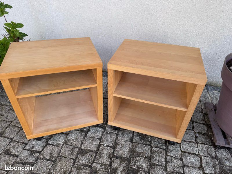 2 chevets à roulettes Kalax IKEA (image 1)