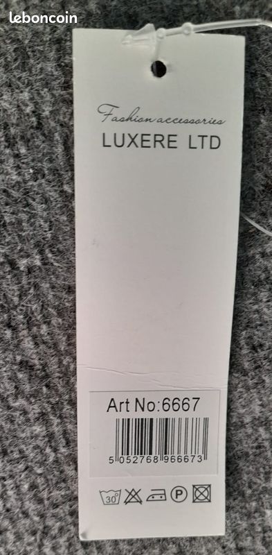 Echarpe - Luxere - Fuschia / gris - Neuf (image 7)