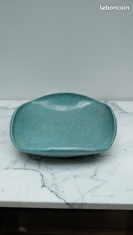 Plat en grès émaillé vintage (image 1)
