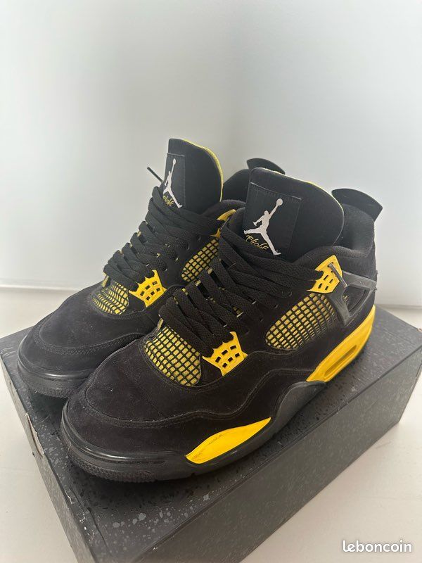 Jordan 4 rétro thunder (image 2)