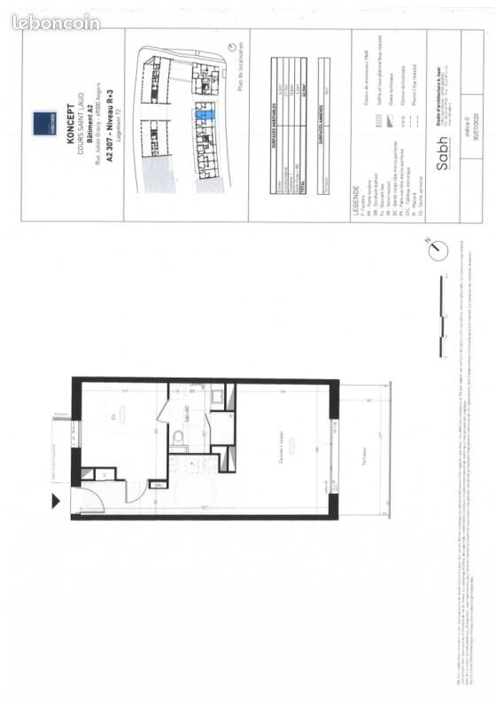 Appartement 2 pièces 42 m² · à Angers · 42 m² · 627 €/mois