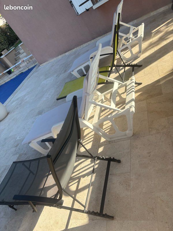 Vends 4 chaises longues terrasse (image 3)