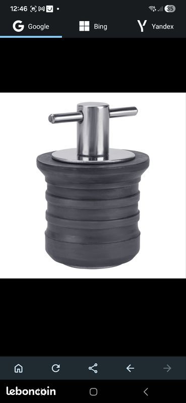 Bouchon De Vidange Garboard 25mm Acier Inoxydable 316 - Drain Bateau Yacht Avec Bouchon Amovible