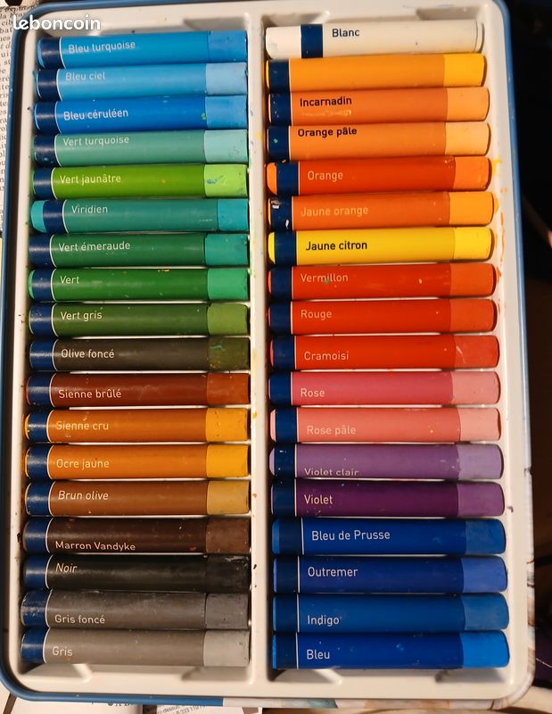 Pastels à l’huile x36 (image 1)