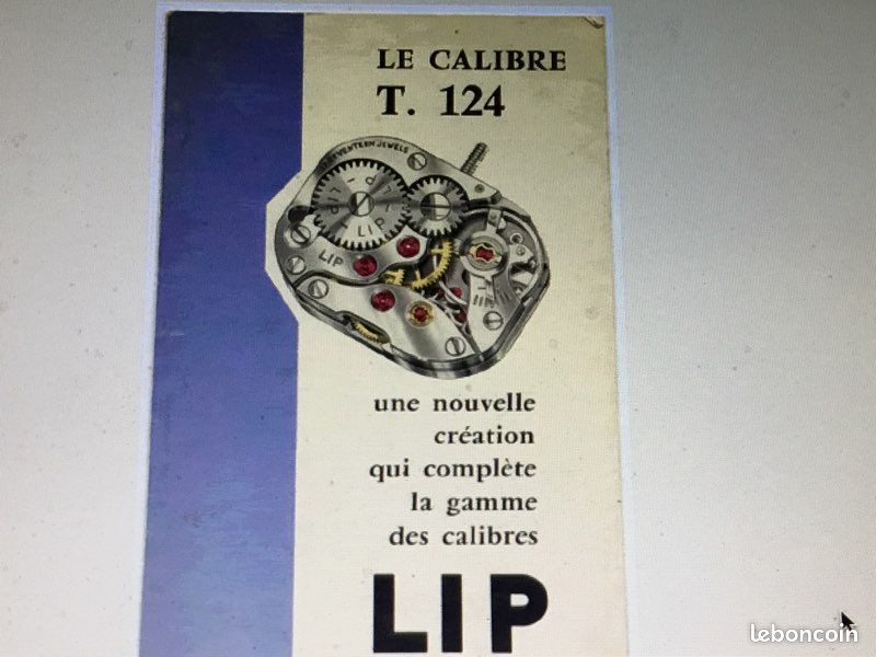 SUPERBE MONTRE LIP Tank Mécanique Grand Modèle EUR 140,00 - FR