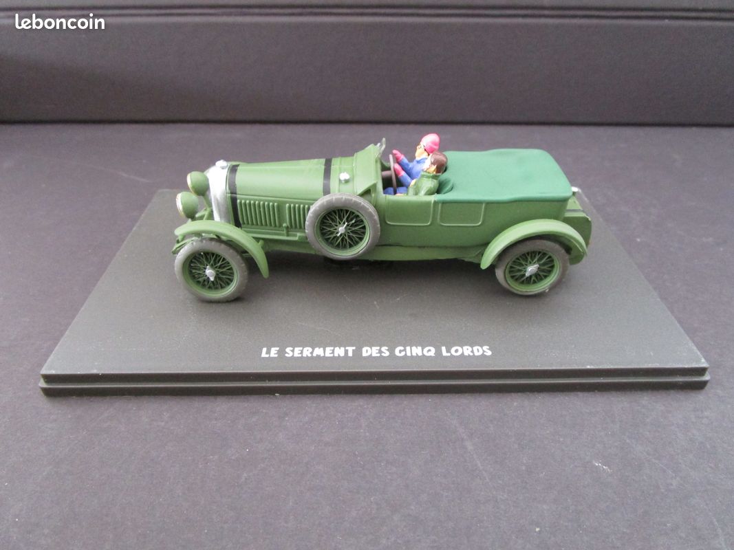 Miniature Hachette Bentley 1:43 - Blake Et Mortimer 'Le Serment Des Cinq Lords', Occasion
