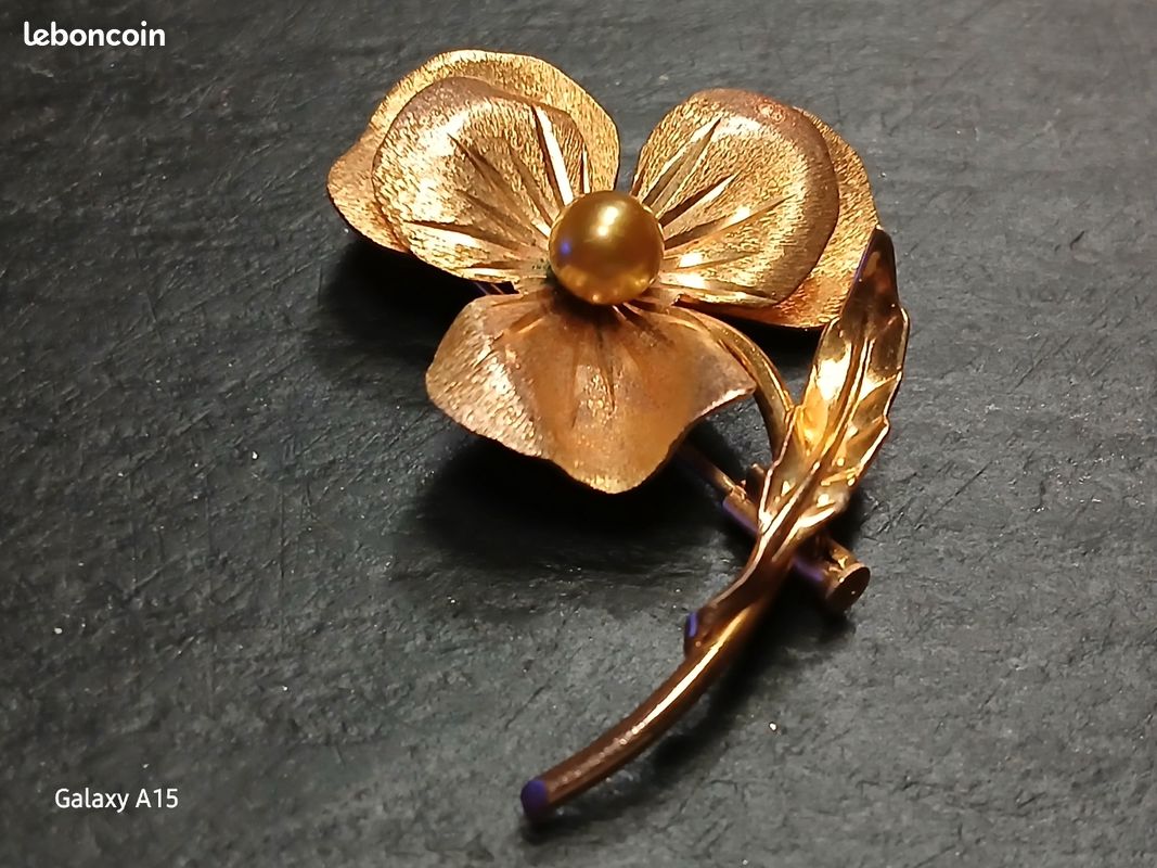 Broches Vintage plaquées Or (image 3)