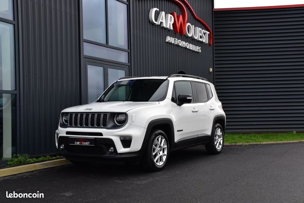 Jeep Renegade e-Hybrid BVA • 1ère Main • Caméra • LED • Garantie (image 1)