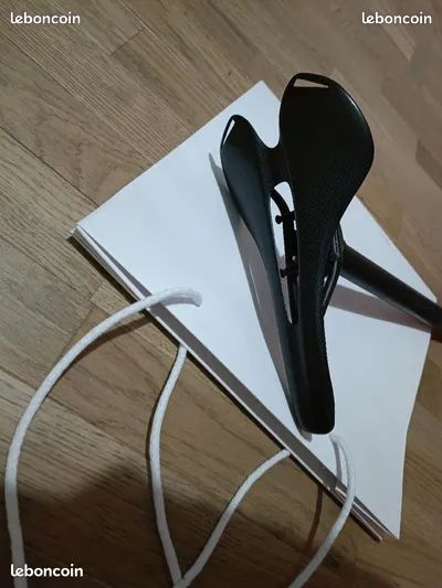 Tige De Selle En Carbone 27,2Mm LOOK Ergopost 2 Ti Blanc Et Bleu