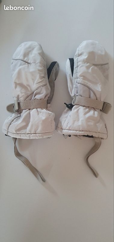 Gants de ski blancs (image 1)