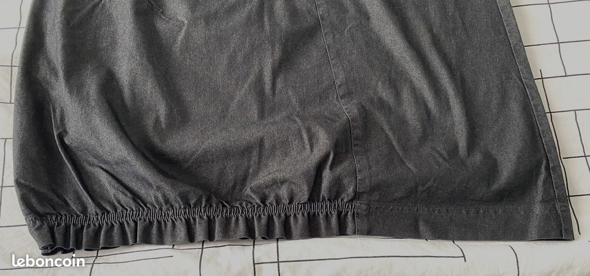Ensemble veste et jupe longue gris anthracite Taille 38 (image 8)
