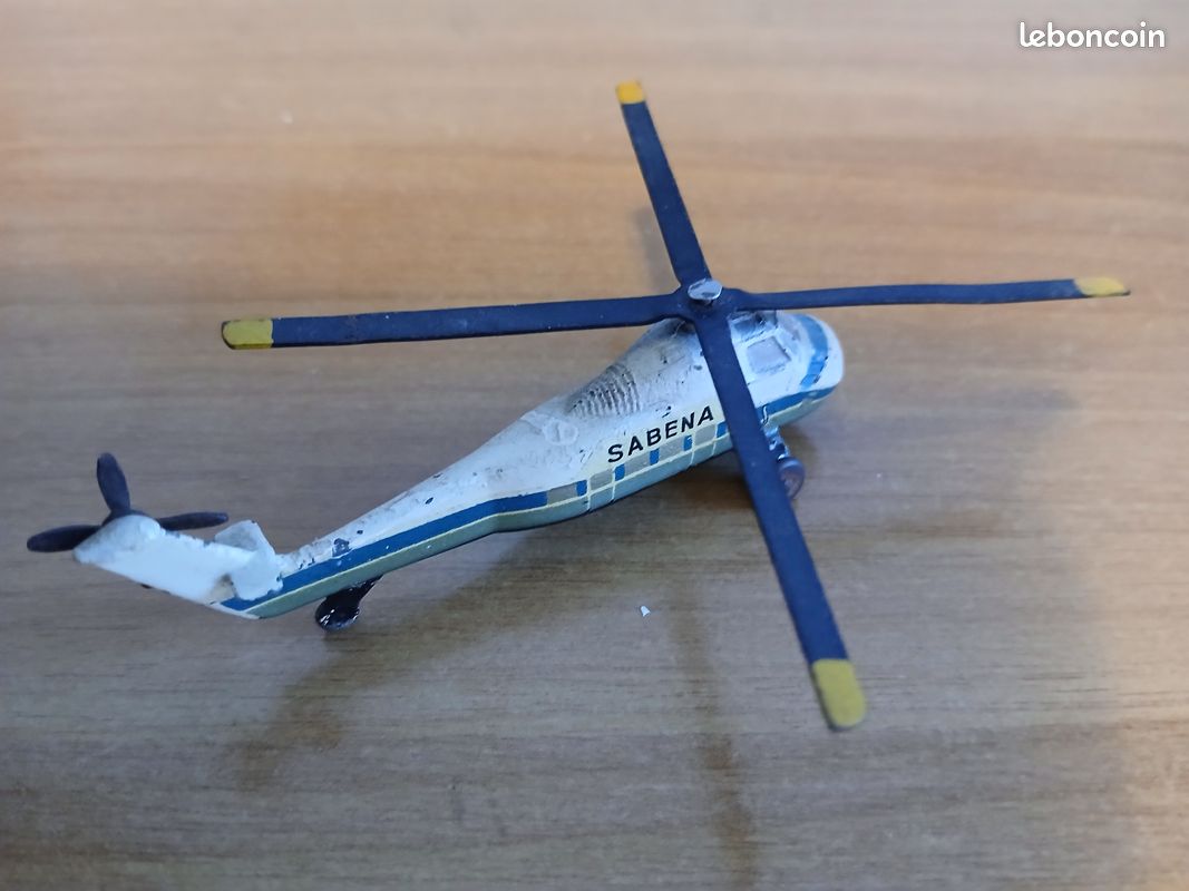 Hélicoptère Dinky Toys France SIKORSKY S58 - Réf 60D - Occasion