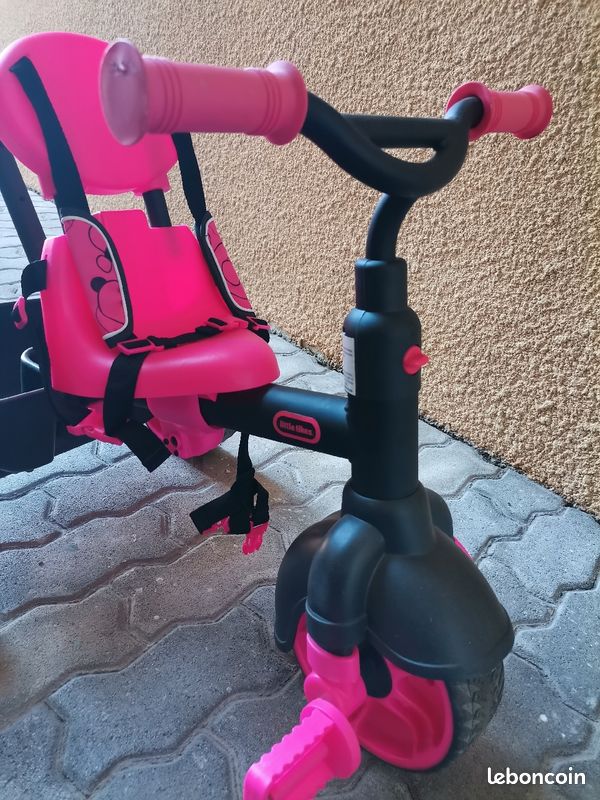 Velo tricycle rose et noir (image 2)
