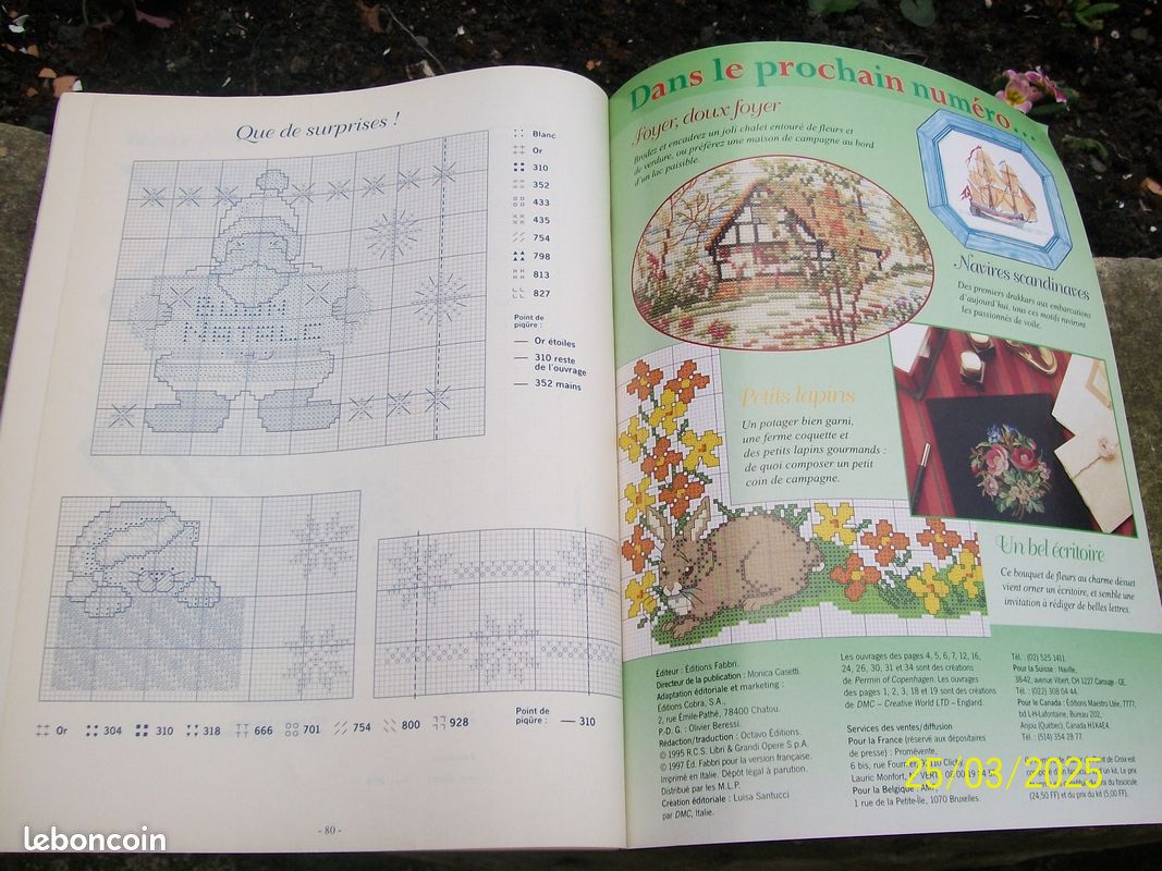 Catalogue Point de Croix 1997 DMC (image 10)