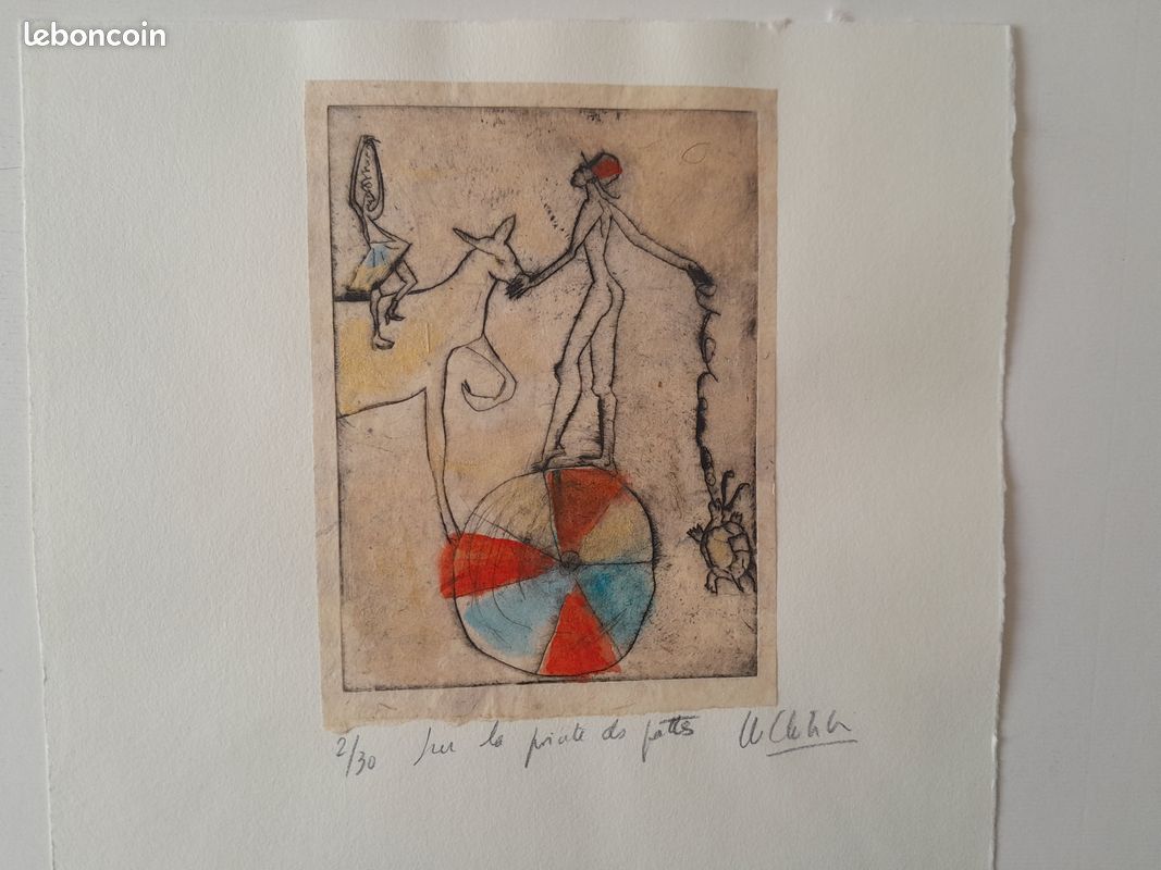 2 gravures signées au crayon par Claire Le Chatelier (image 6)